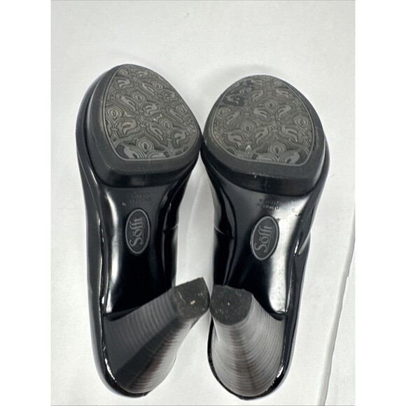 2x Sofft Lana Black & Brown Patent Leather Classic Pump Womens Size 8 M shoe - Picture 13 of 16